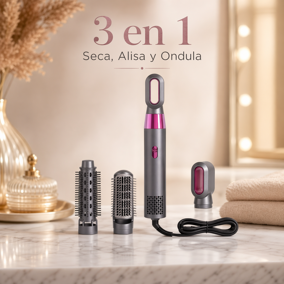 Cepillo de cabello eléctrico multifuncional 3 en 1 Remington